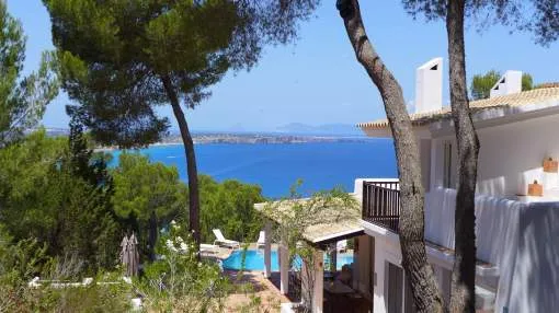 Villa Can Nella zu verkaufen mit Panoramablick - Formentera